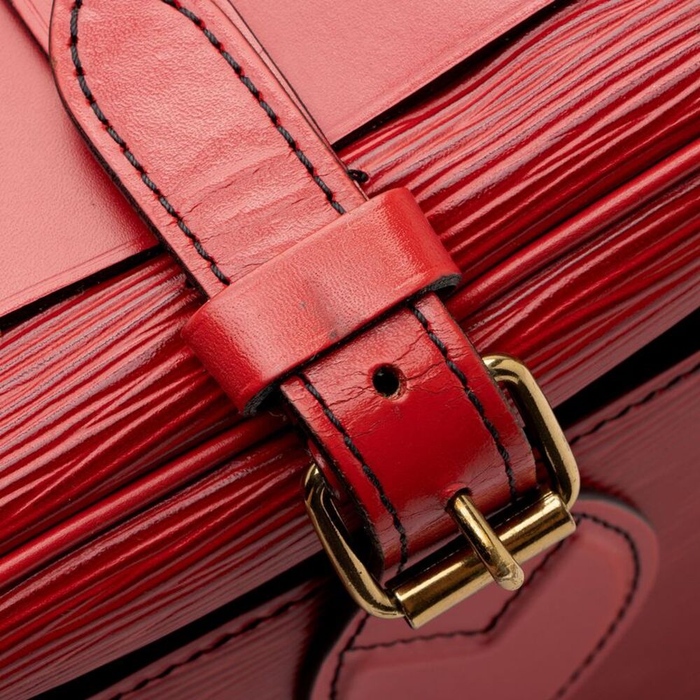 Louis Vuitton Vintage Epi Leather Cartouchiere MM Shoulder Bag - Picture 12 of 15